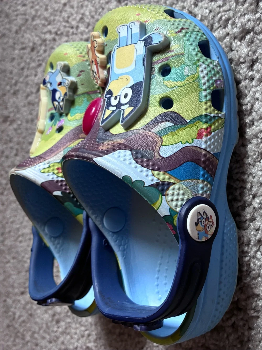 Bluey Crocs-Toddler 9